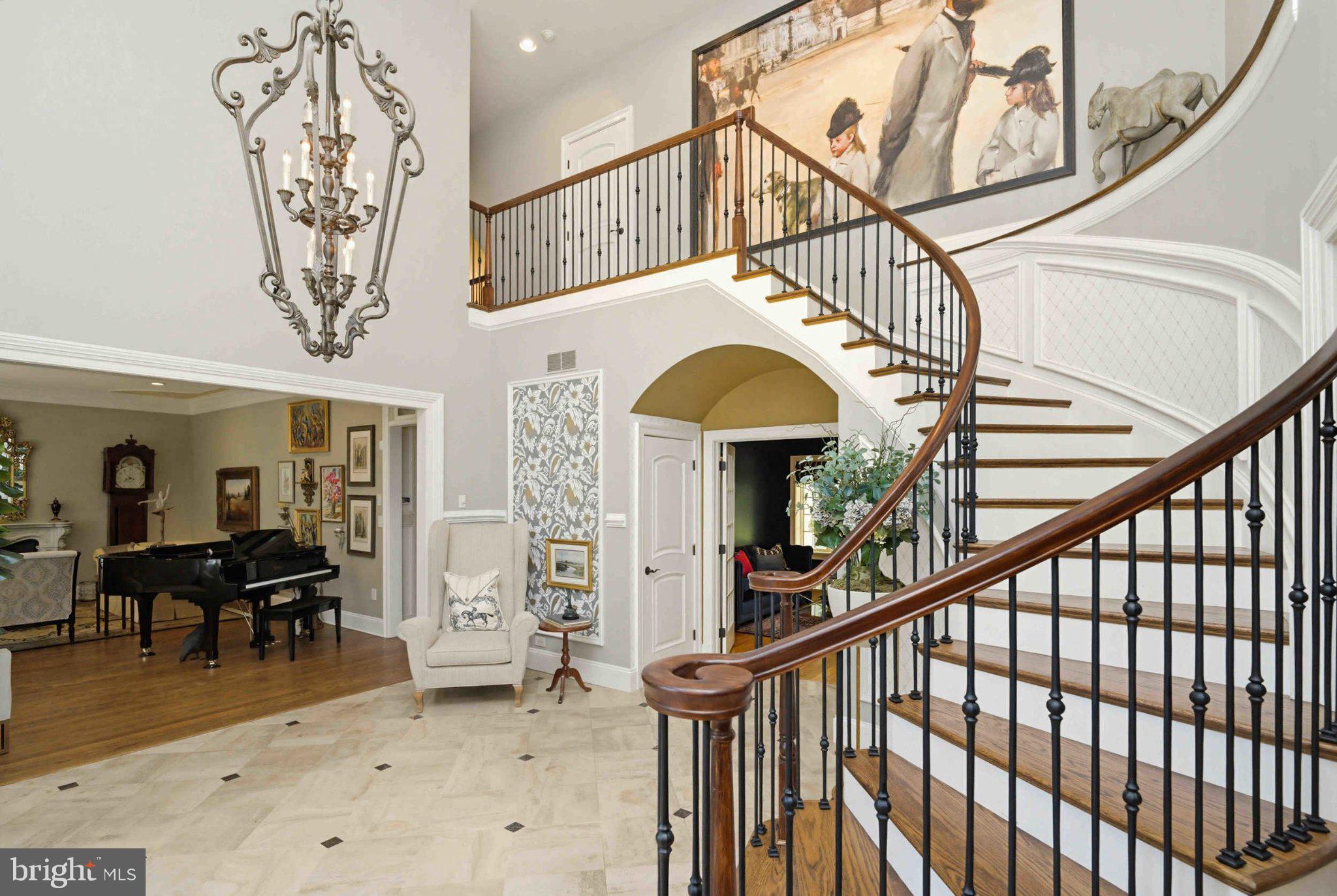 2244 Deer Path Road Huntingdon Valley, PA 19006 - Photo 33 of 95 Elegant foyer with sweeping staircase.