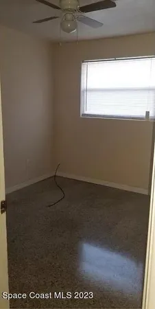 a view of a room with an empty space