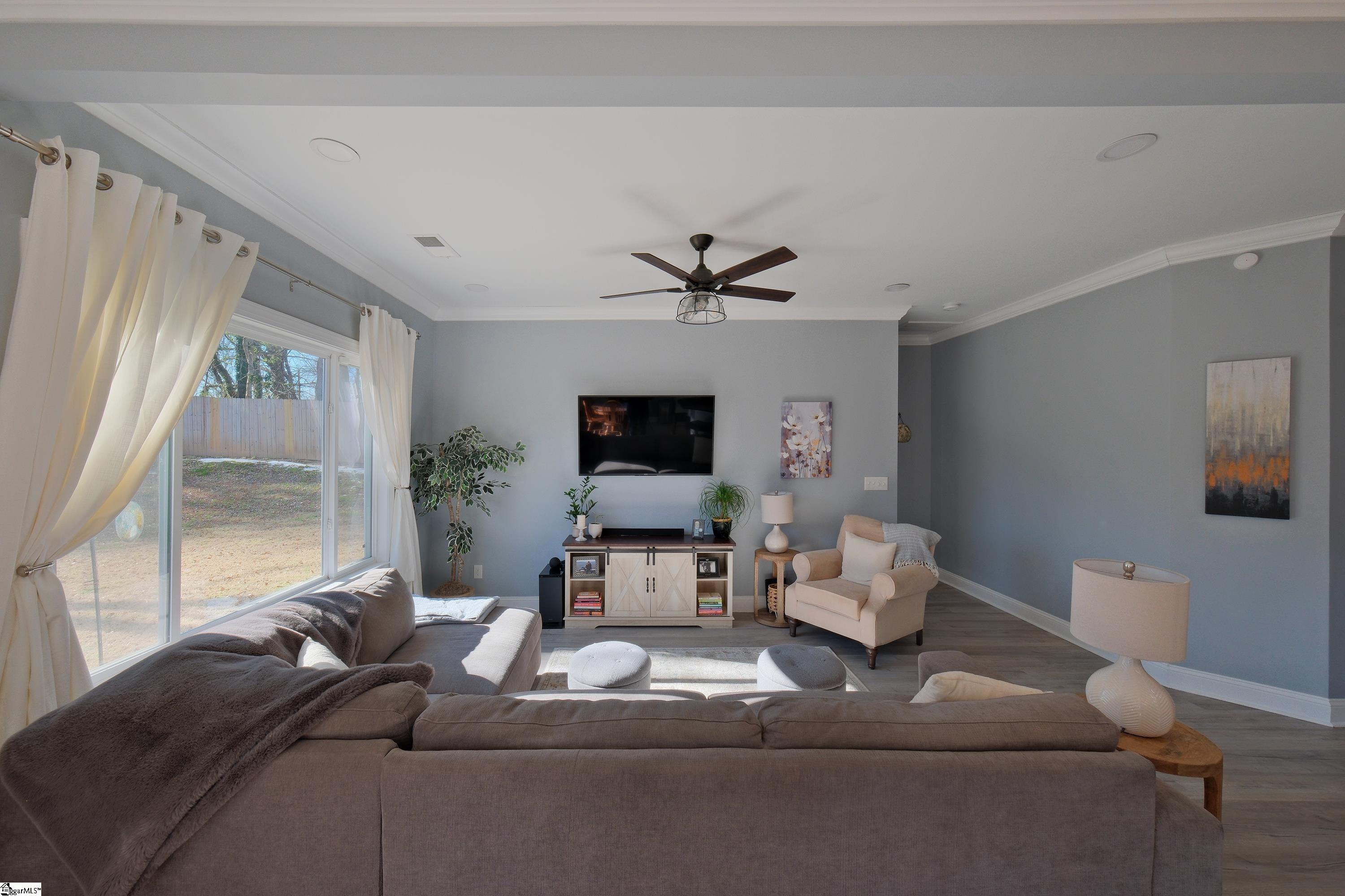 206 East Tucker Street Landrum, SC 29356 - Photo 6 of 20 View of Living Room from Kitchen