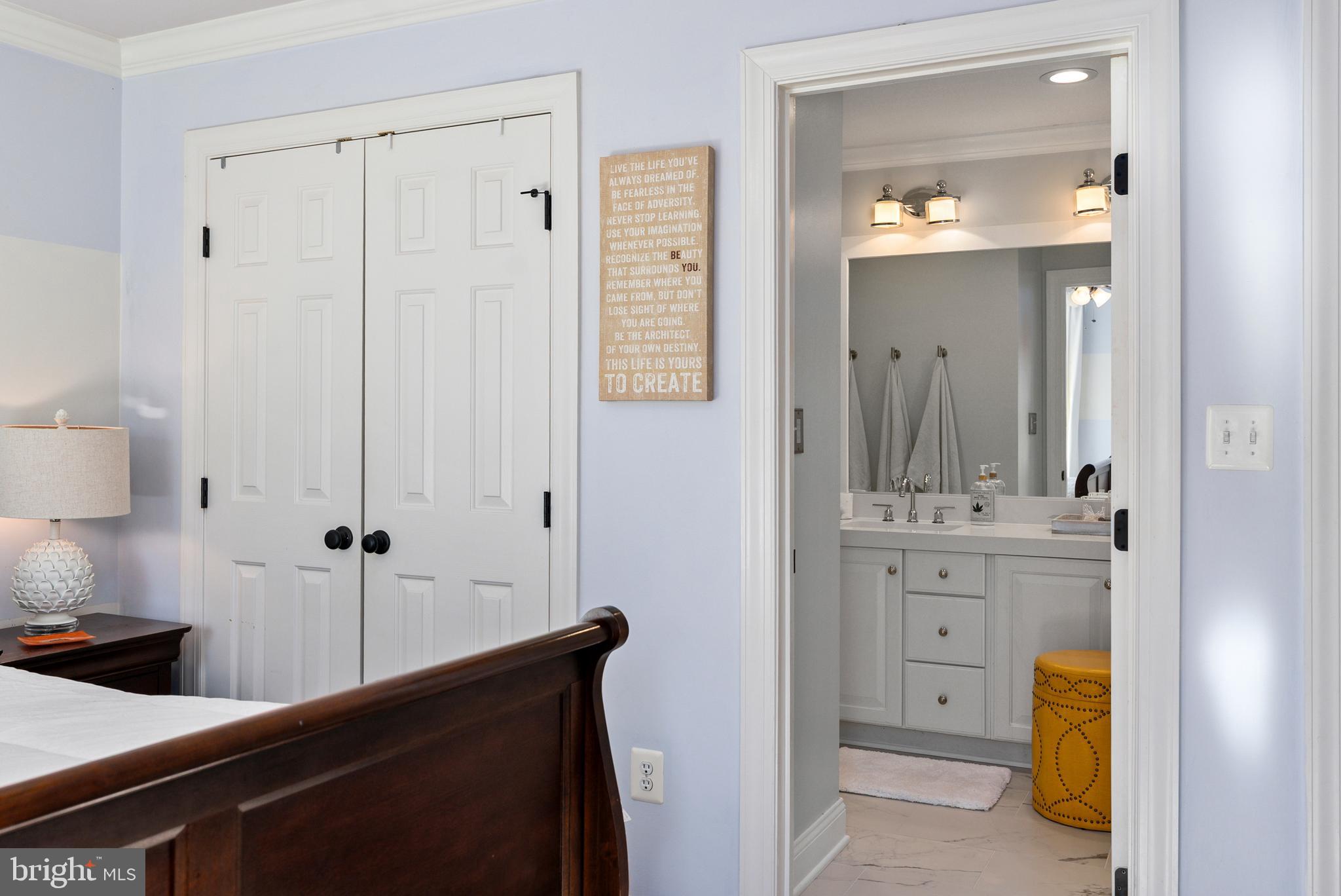 7 Redtree Lane Reisterstown, MD 21136 - Photo 40 of 56 a bathroom with a sink and a mirror