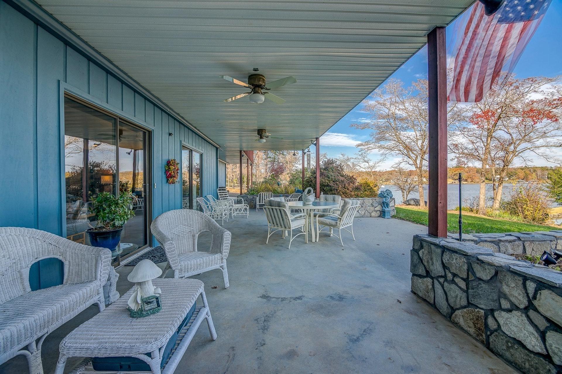 3624 Kemp Ford Road Union Hall, VA 24176 - Photo 36 of 60 a outdoor space with lots of tables a chairs and a table