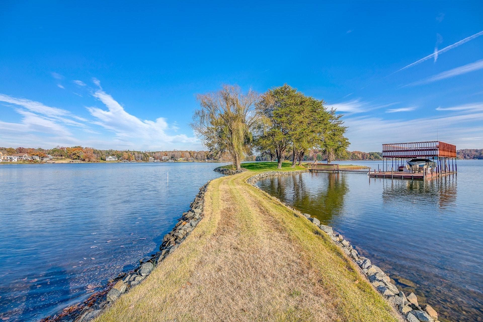 3624 Kemp Ford Road Union Hall, VA 24176 - Photo 45 of 60 a view of a lake with outdoor space