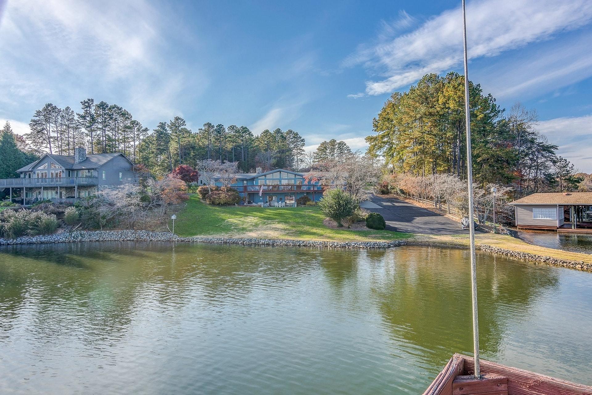 3624 Kemp Ford Road Union Hall, VA 24176 - Photo 52 of 60 a view of a lake with houses