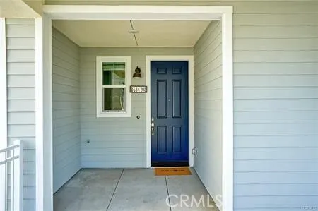a view of front door