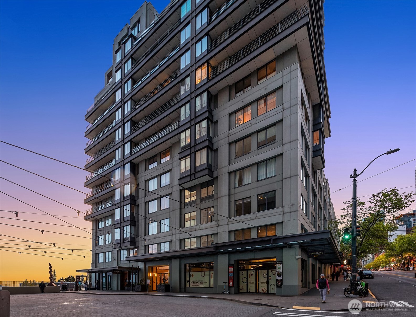 98 Union Street, Unit 408 Seattle, WA 98101 - Photo 30 of 30 a view of a building with a street