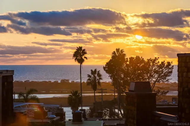 a view of city from balcony