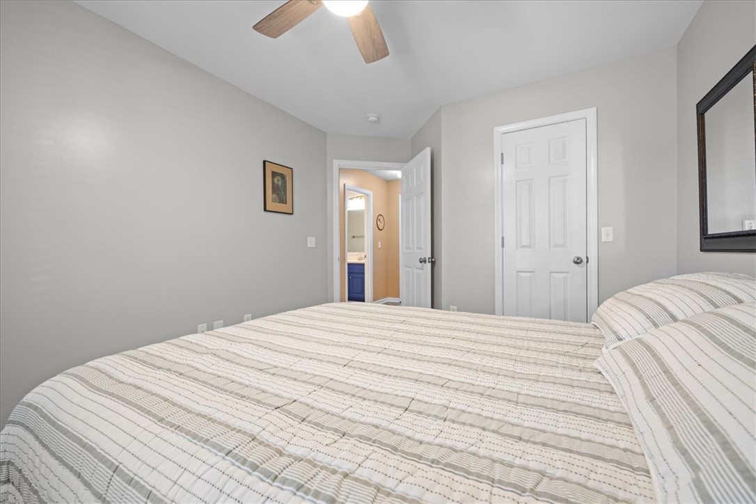 623 New Hope Road Anderson, SC 29626 - Photo 25 of 49 Smooth neutral walls and pristine six-panel doors define this quiet sleeping space.