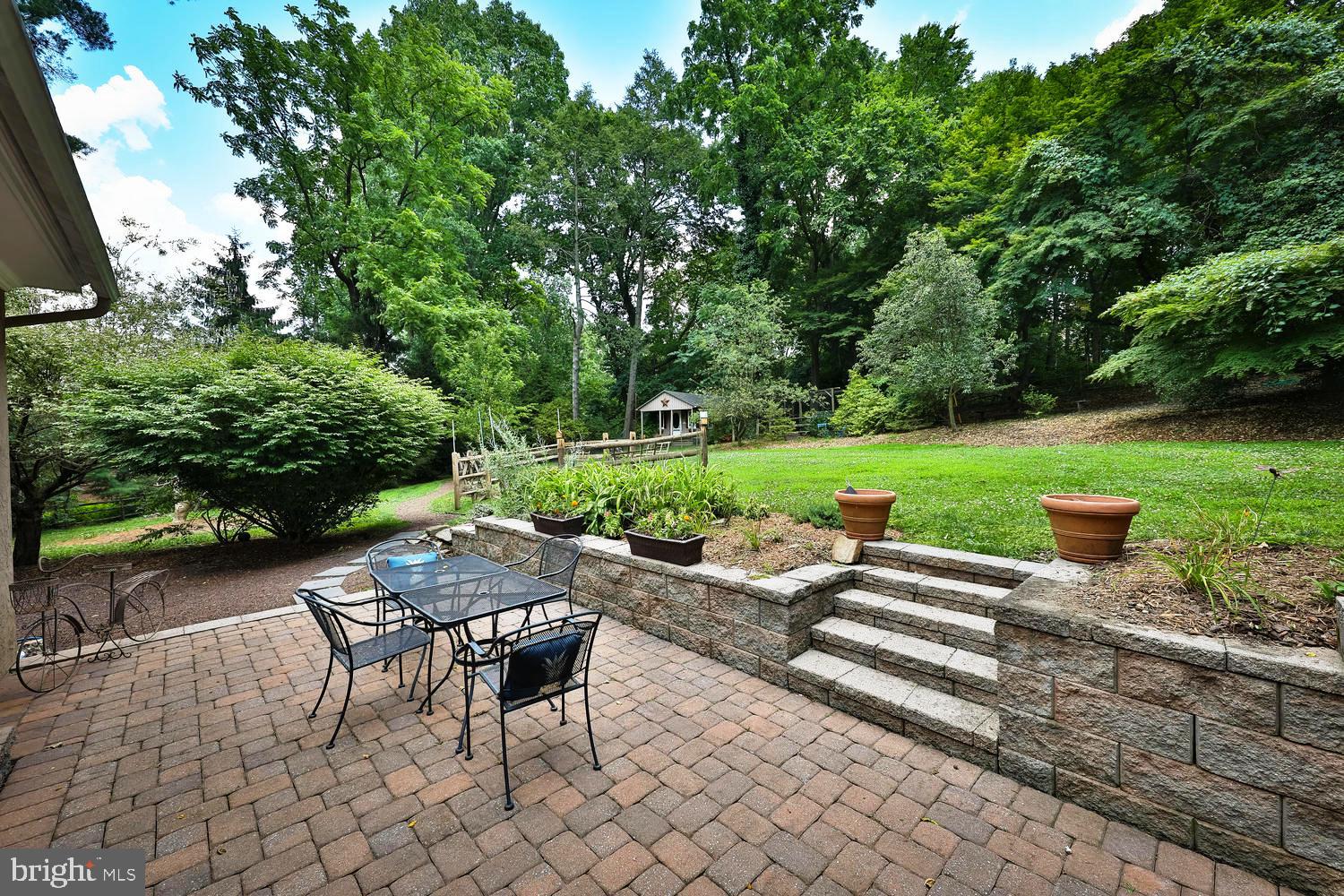 923 Rydal Road Jenkintown, PA 19046 - Photo 39 of 56 a view of a patio with chairs and plants
