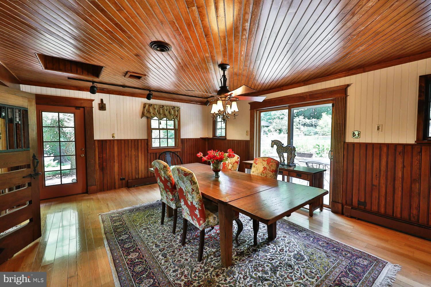 923 Rydal Road Jenkintown, PA 19046 - Photo 10 of 56 a view of a dining room with furniture window and wooden floor