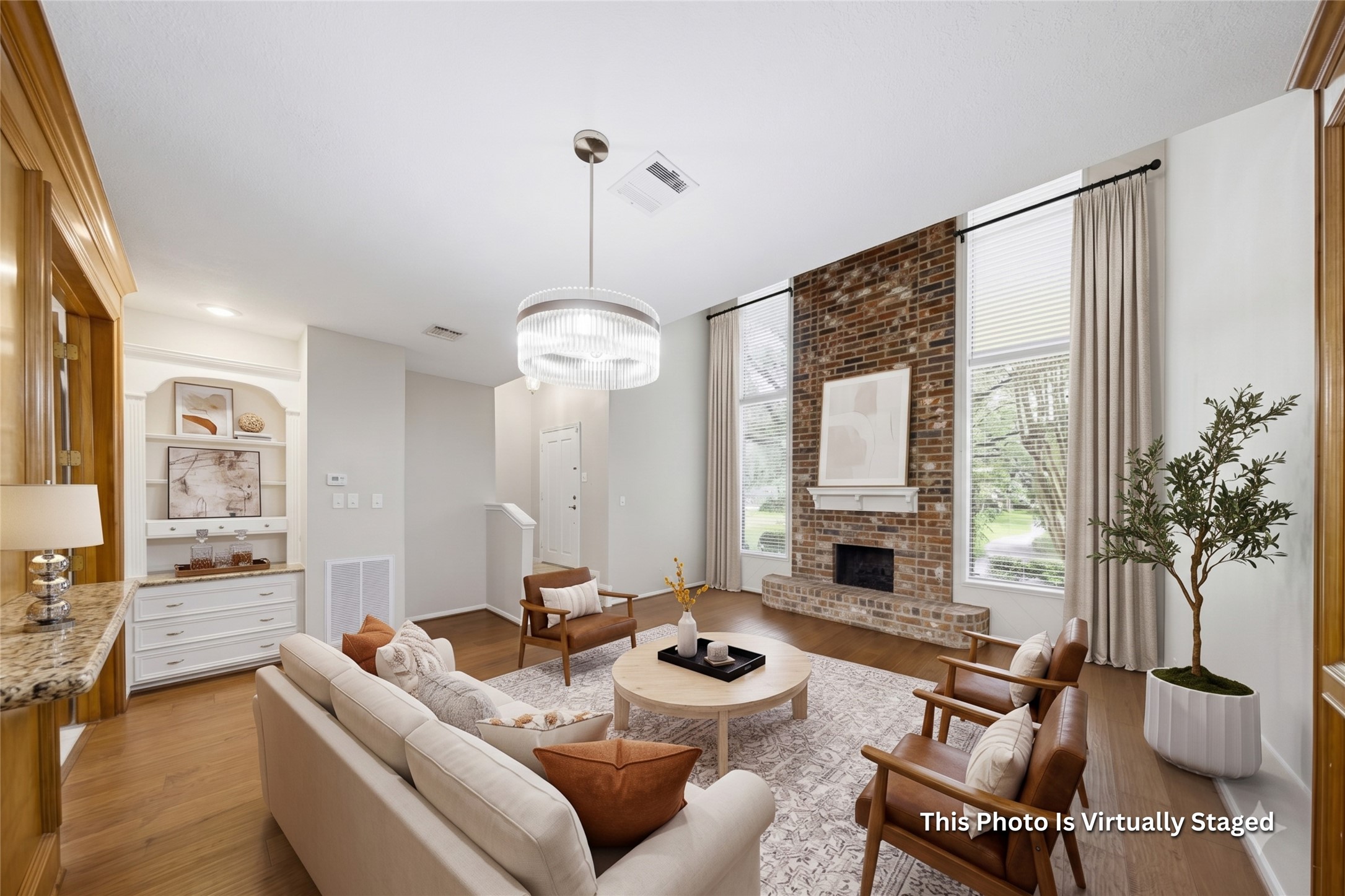 727 Bunker Hill Road, Unit 34 Houston, TX 77024 - Photo 1 of 38 The living room boasts long windows that invite the sunlight in