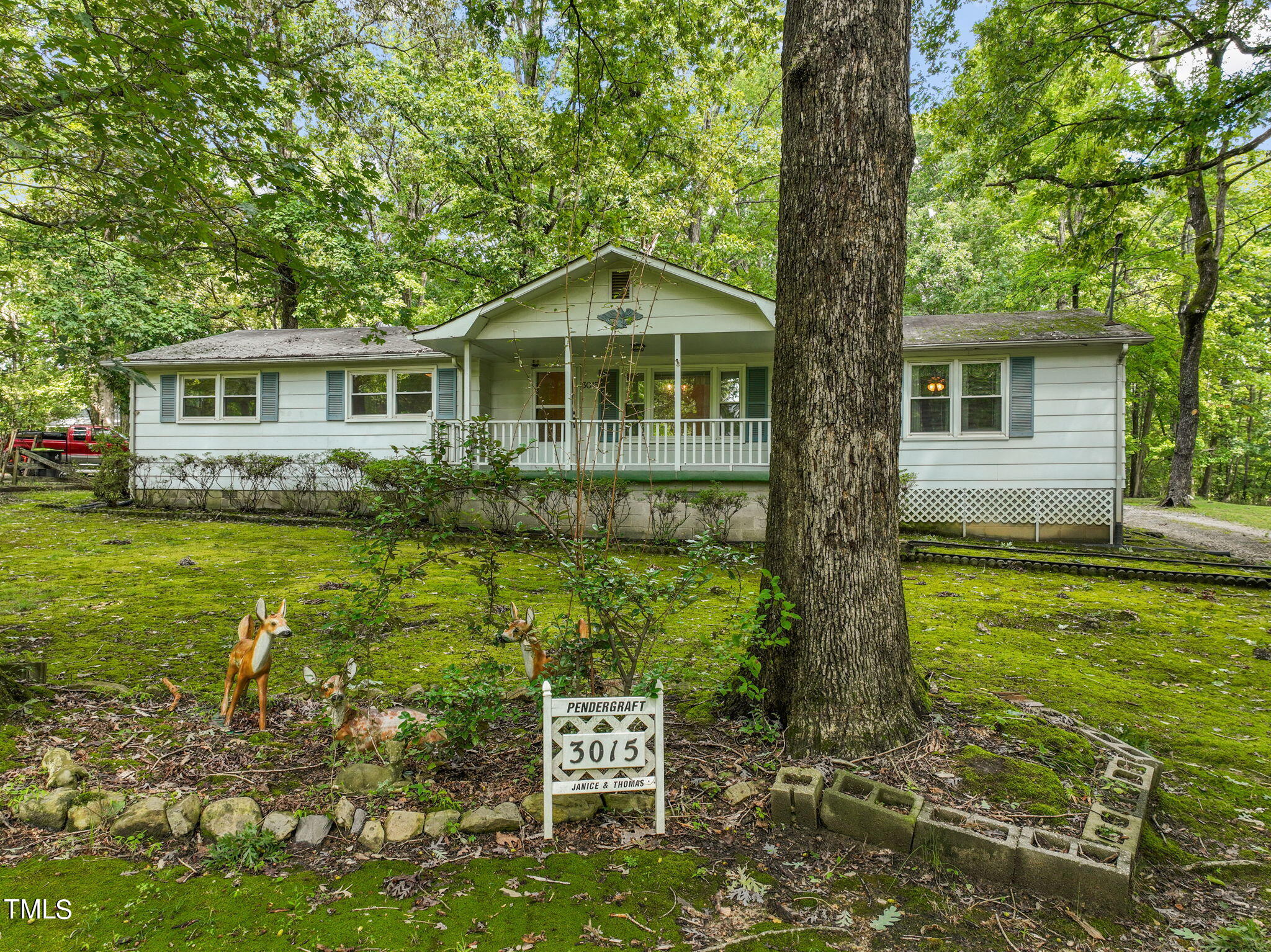3015 Old Raleigh Road Apex, NC 27502 - Photo 42 of 47 a front view of a house with garden