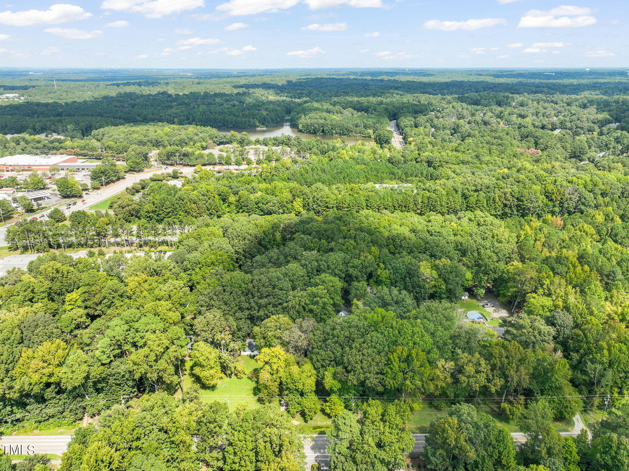 3015 Old Raleigh Road Apex, NC 27502 - Photo 46 of 47 a view of a lake with a city