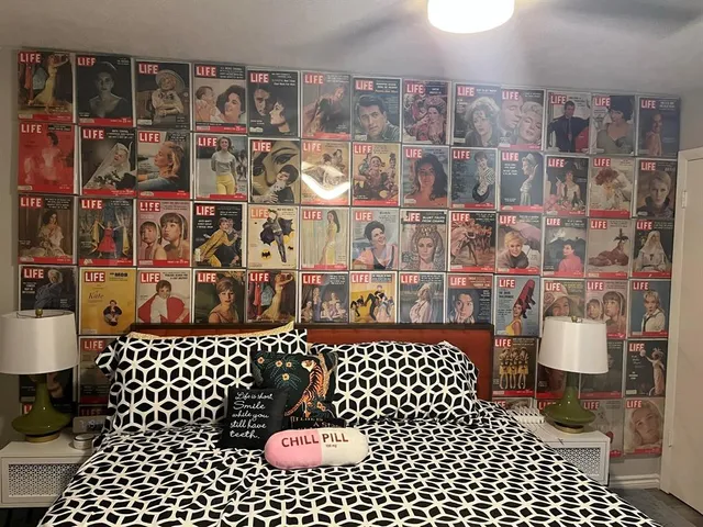 a black and white checkered floor