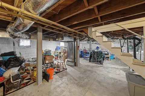 a view of a bike garage