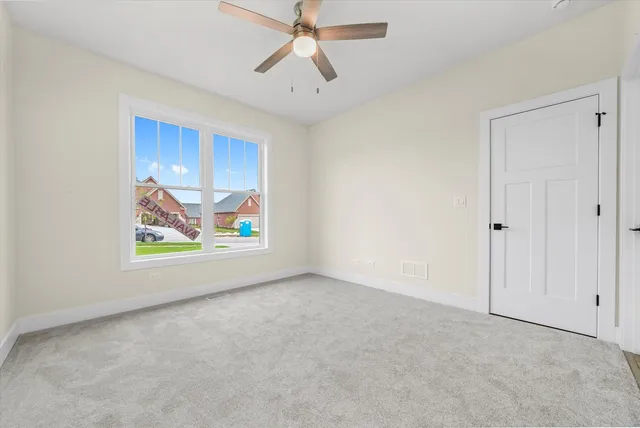 a view of a indoor garage