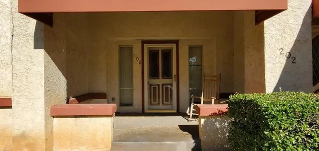 a house with a outdoor space