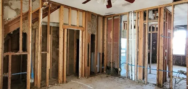 a view of a walk in closet