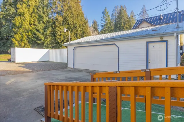 a view of a street sign