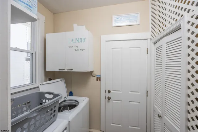 a room with storage and utility