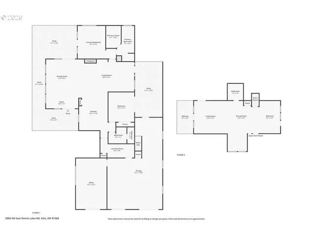 $1,650,000 | 2095 Northeast East Devils Lake Road, Otis, OR 97368