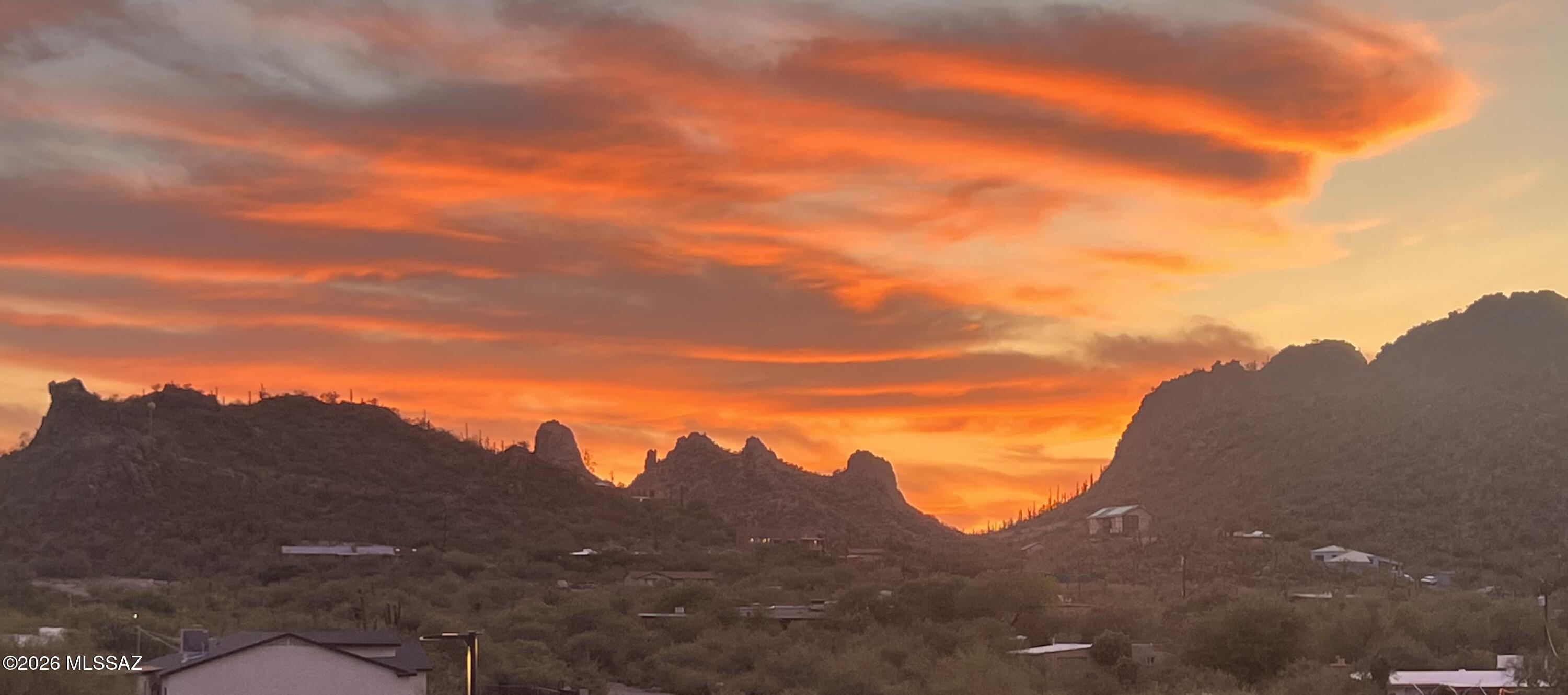 2871 West Alvaro Road Tucson, AZ 85746 - Photo 14 of 34 Incredible Sunsets from the Deck!