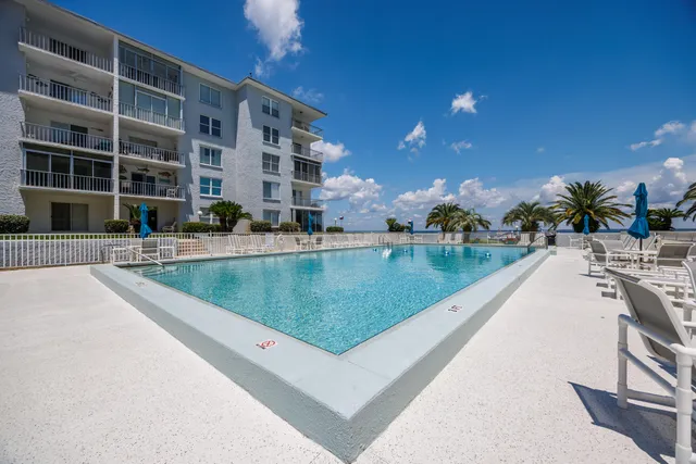 a picture of street with seating space