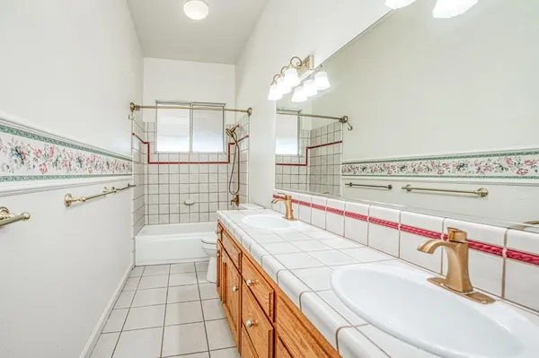 a view of mountain with sunset