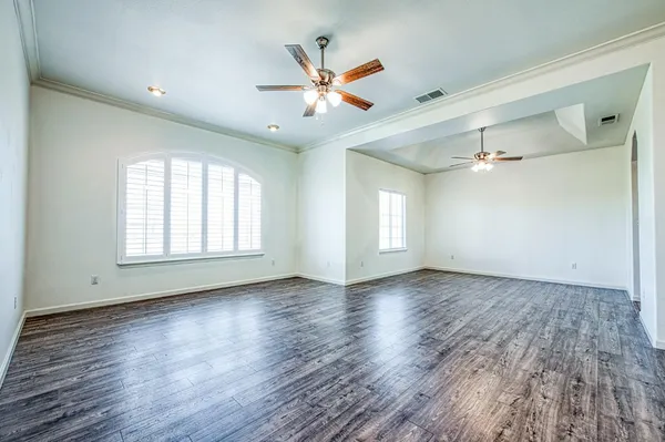 a view of a kitchen with electric appliances