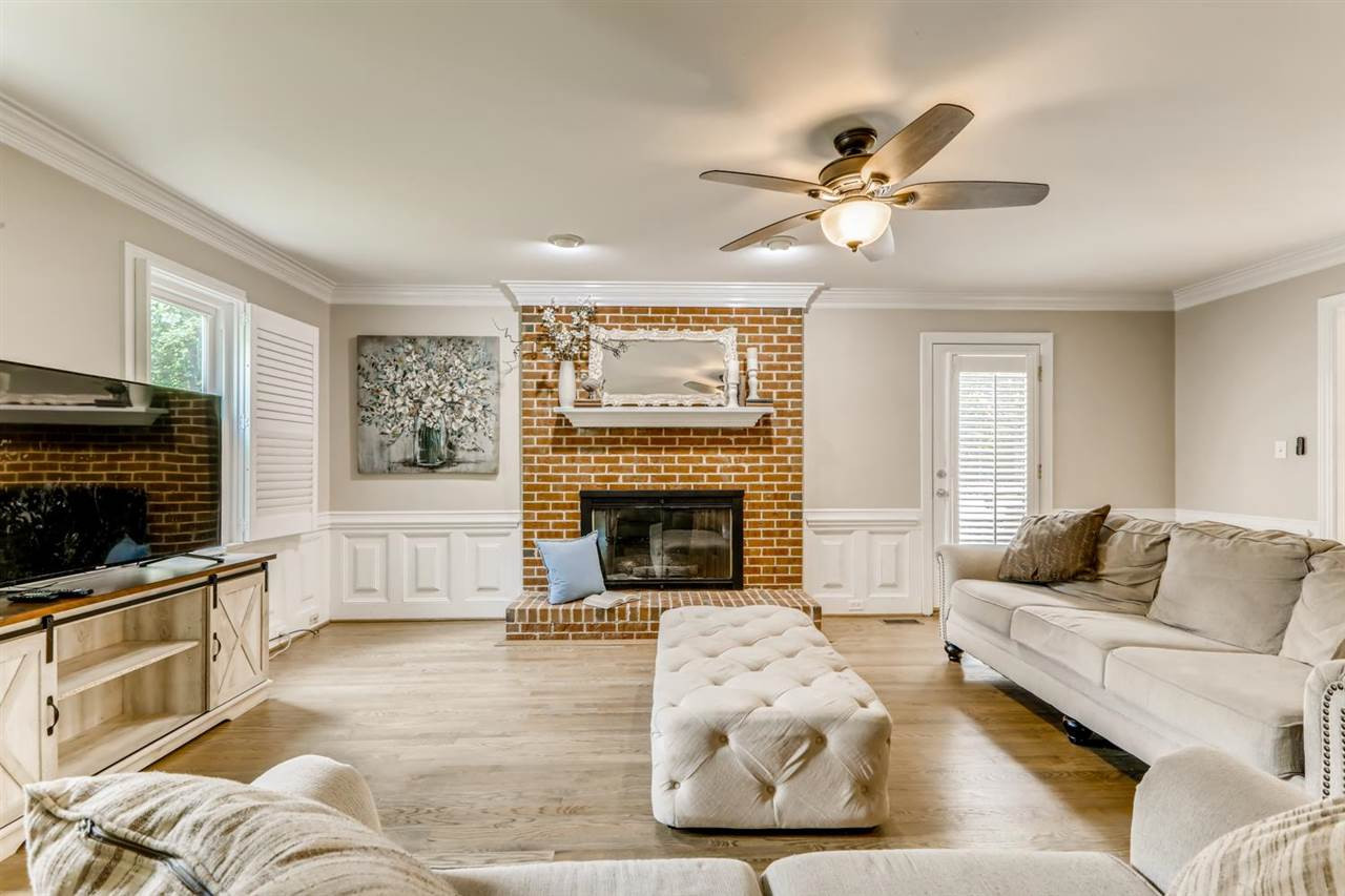 2021 Hamrick Drive Raleigh, NC 27615 - Photo 3 of 13 The Living and Family rooms are open for tons of space for relaxing! There is a FIREPLACE and a lot of room for all your furnishings! Living/Family Room