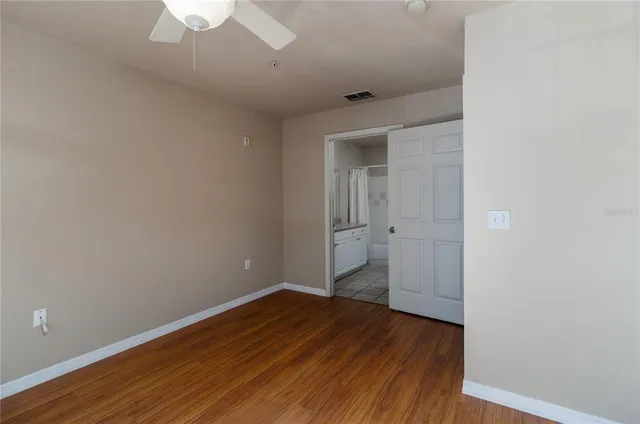 wooden floor in an empty room