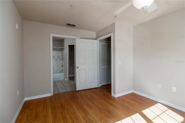 wooden floor in an empty room
