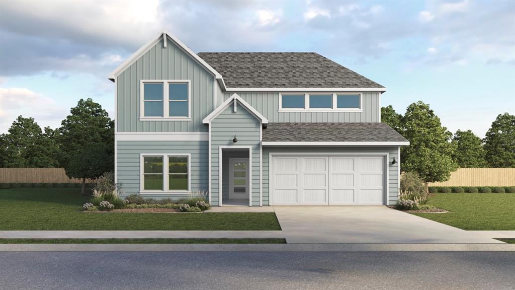 804 Orchid Way Pilot Point, TX 76258 - Photo 2 of 2 a front view of a house with a yard and garage