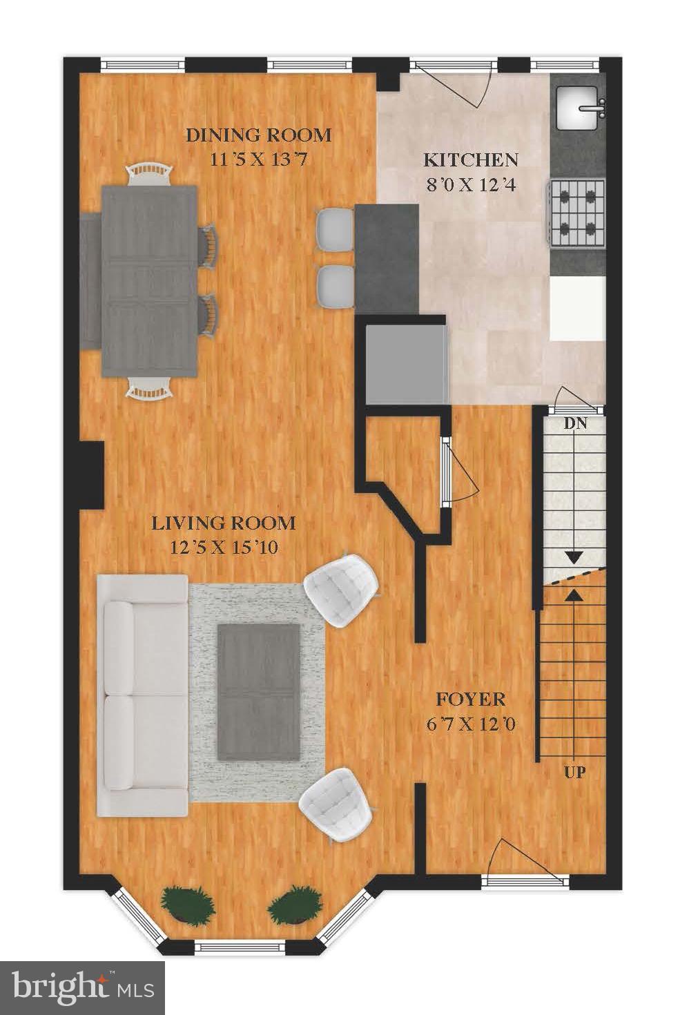 662 Columbia Road Northwest Washington, DC 20001 - Photo 15 of 17 Floor Plan