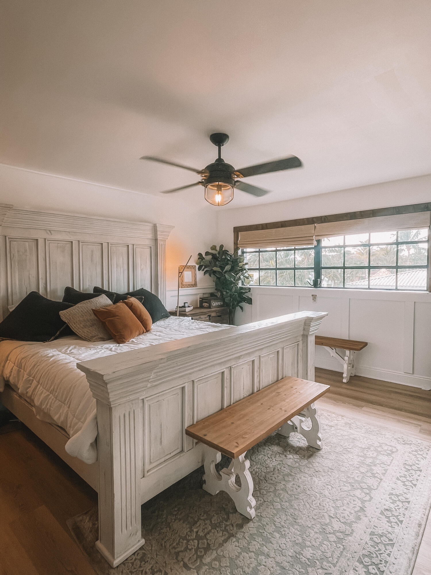 2171 Northeast 44th Court Lighthouse Point, FL 33064 - Photo 12 of 24 a bedroom with furniture and a large window