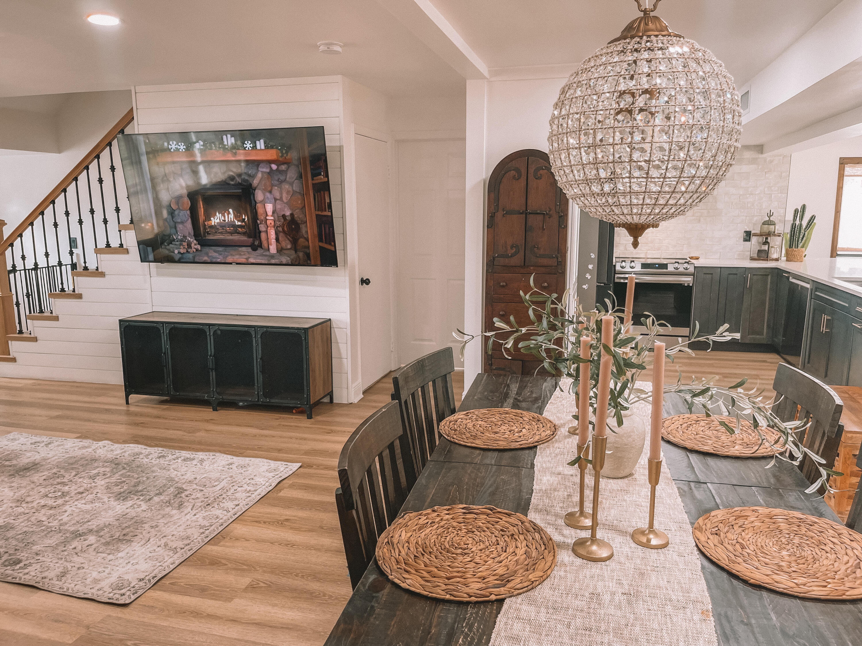 2171 Northeast 44th Court Lighthouse Point, FL 33064 - Photo 4 of 24 a living room with furniture a fireplace and a fireplace