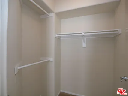 a close view of closet