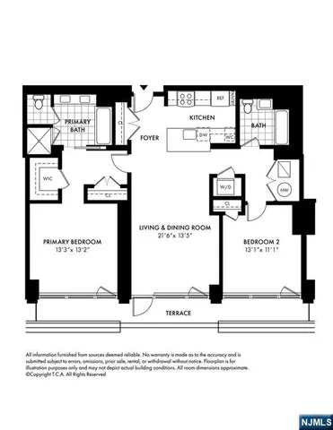 $1,288,000 | 1000 Ave At Port Imperial, Unit 306, Weehawken, NJ 07086