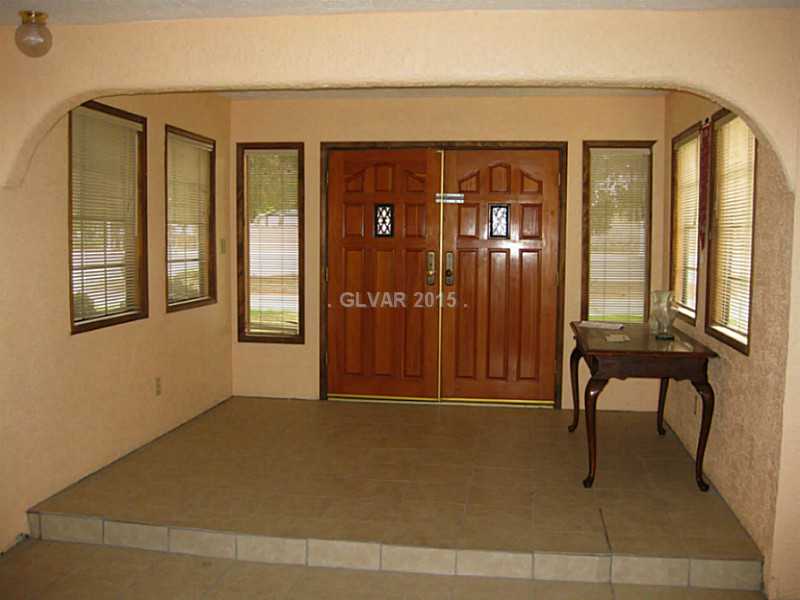 Entry Hall. inside view of front door