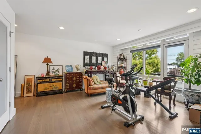 a view of a workspace with furniture and toys