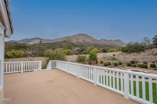 a view of a city from a balcony