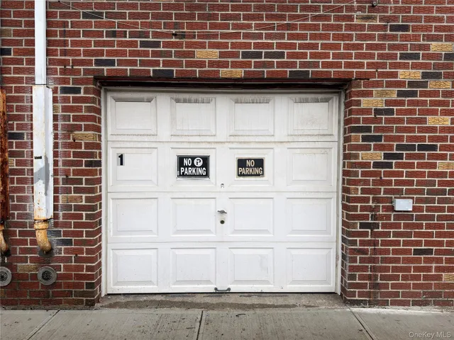 a view of wooden door