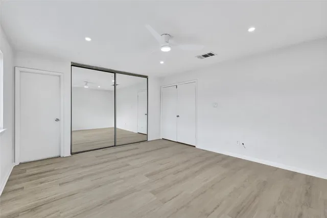 a view of an empty room