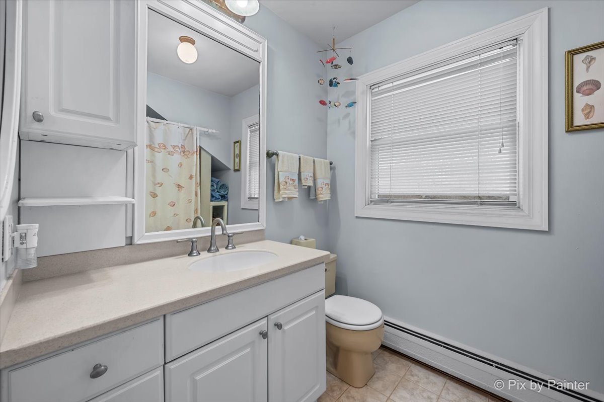 11N575 Rohrssen Road Elgin, IL 60120 - Photo 29 of 58 a bathroom with a sink a toilet and shower