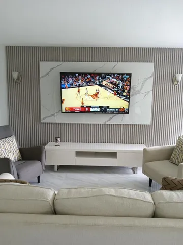 a view of a lake from a balcony