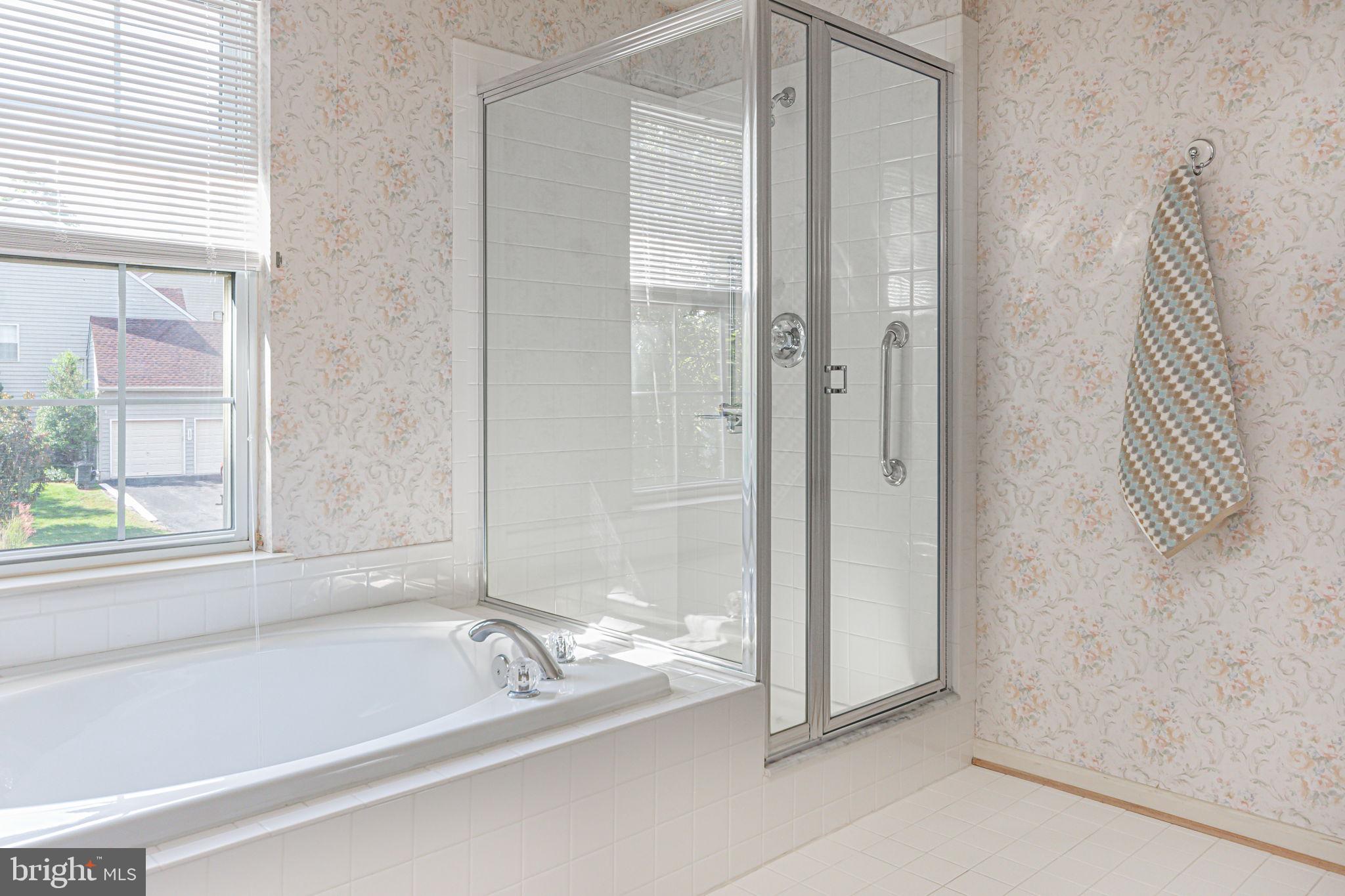 118 Queensberry Road Baltimore, MD 21237 - Photo 15 of 38 Jetted tub and glass shower enclosure