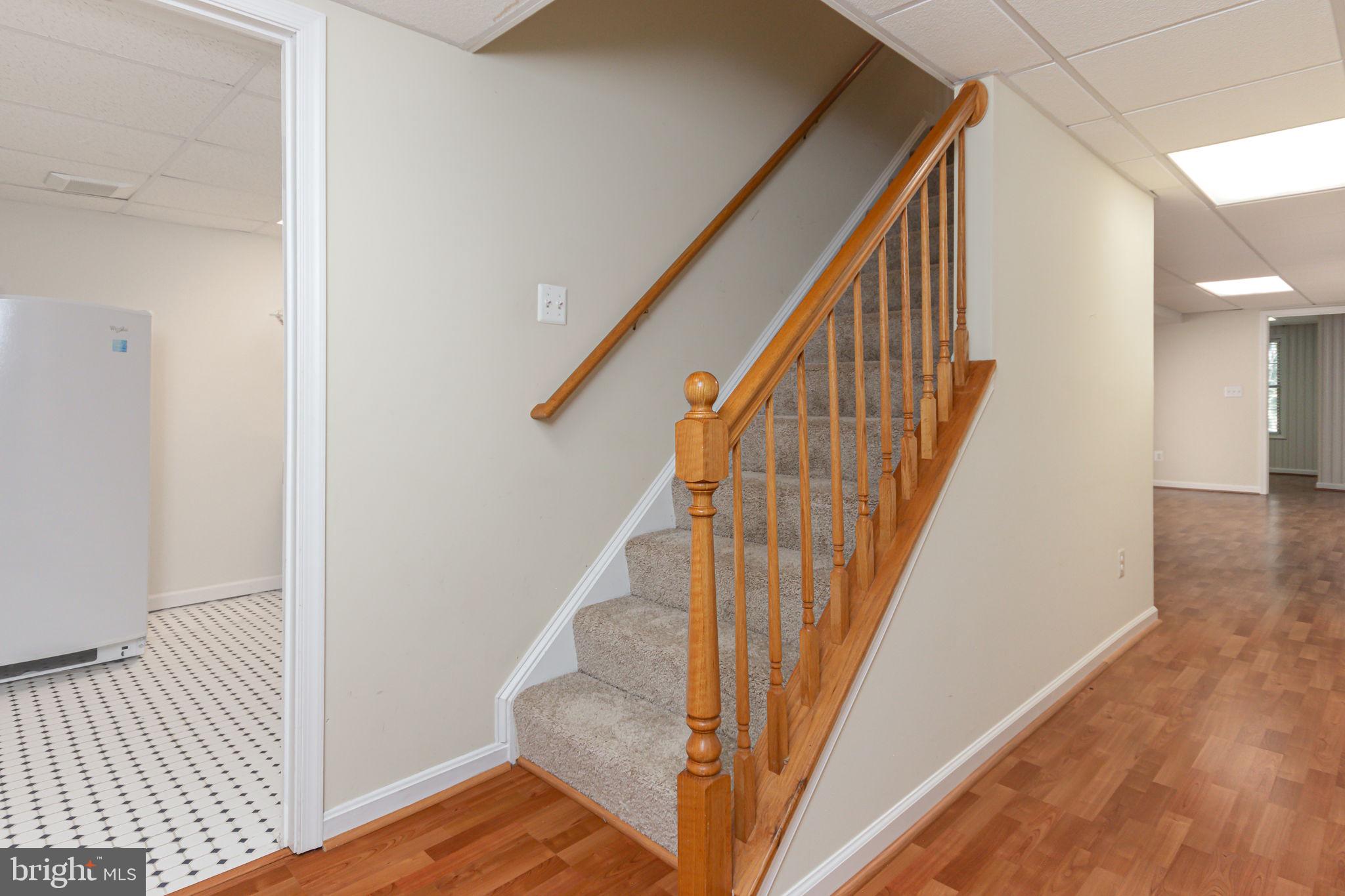118 Queensberry Road Baltimore, MD 21237 - Photo 22 of 38 Carpeted stairs to lower level