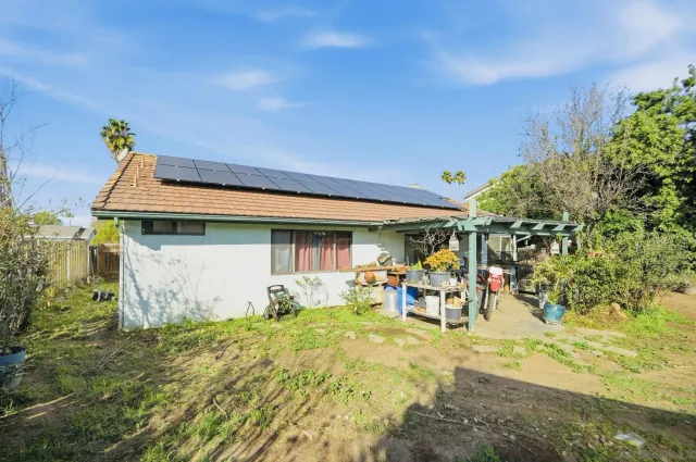 a workspace with furniture and a table