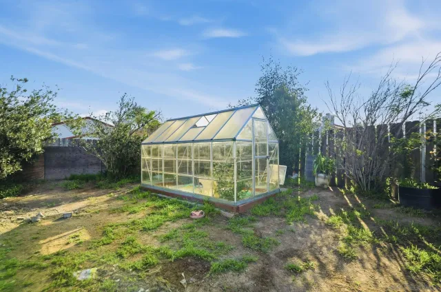 a view of a house with patio