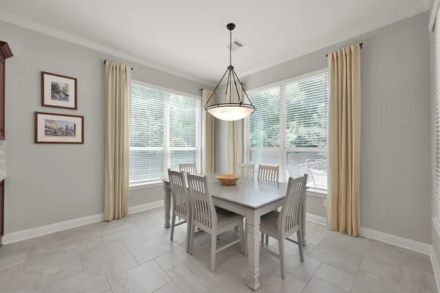 a kitchen with lots of counter top space