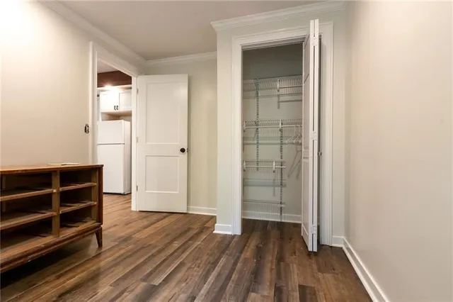 wooden floor in an empty room